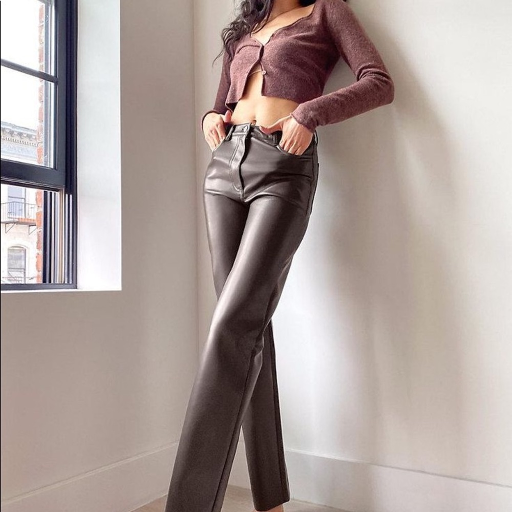 NWT Rich mocha brown melina pant - Aritzia Wilfred